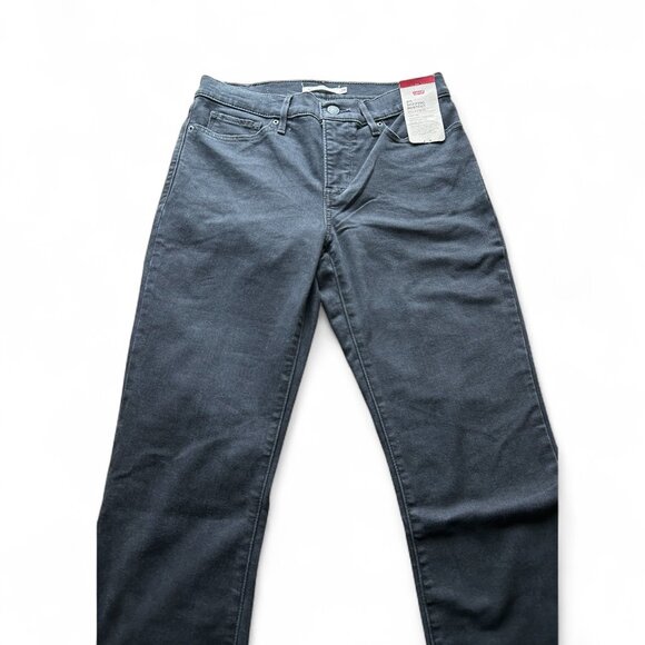 Levi's 315 Shaping Bootcut Women's Jeans Mid Rise Black Denim Size 8 W29 L32 - Picture 10 of 16